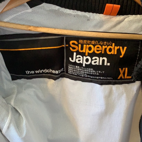 Men’s Black SuperDry Windcheater - Picture 3 of 5
